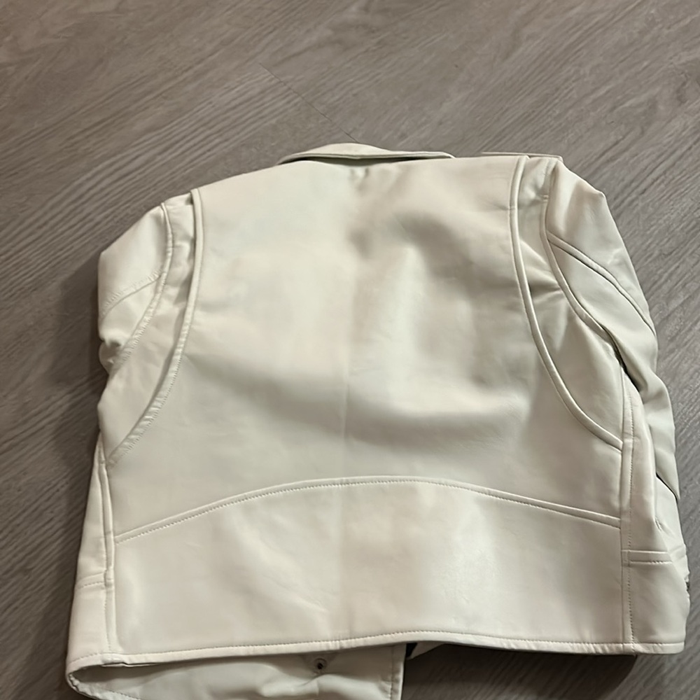Deluc White Leather Jacket - Picture 4 of 4